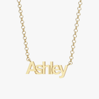 Rolo Chain Name Necklace