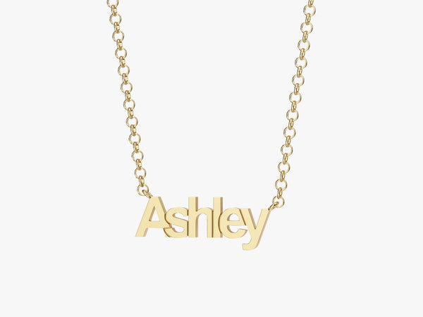 Rolo Chain Name Necklace