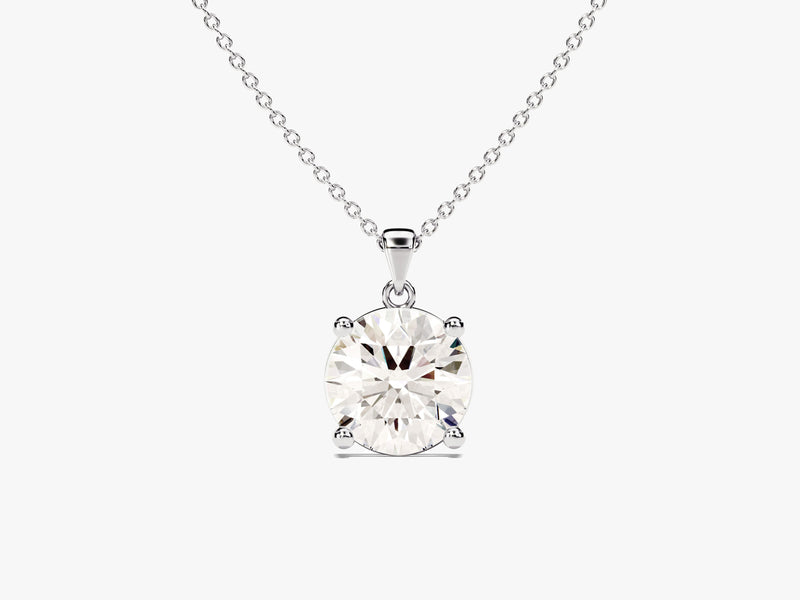 Round Cut Solitaire Pendant (1.50 CT)