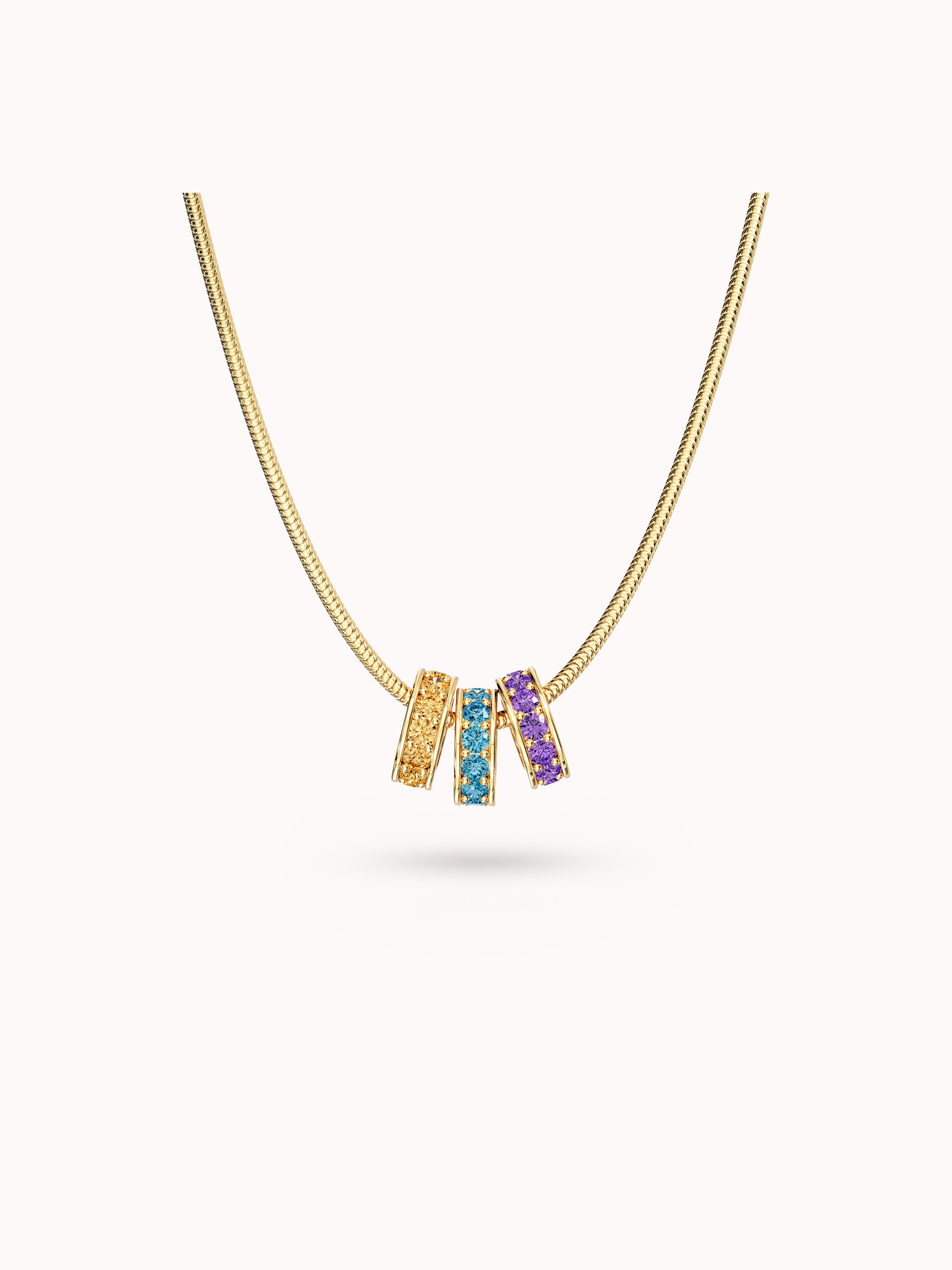 Birthstone Charm Necklace