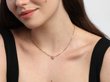Heart Cuban Chain Necklace