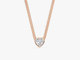 Heart Cuban Chain Necklace