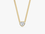 Heart Cuban Chain Necklace