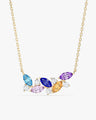 Multi Stone Marquise Birthstone Necklace