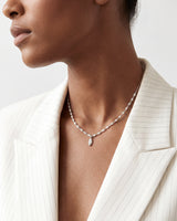 Marquise Station Drop Necklace