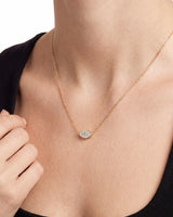 Marquise Bezel Necklace