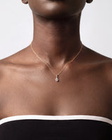 Pear Pave Bail Pendant