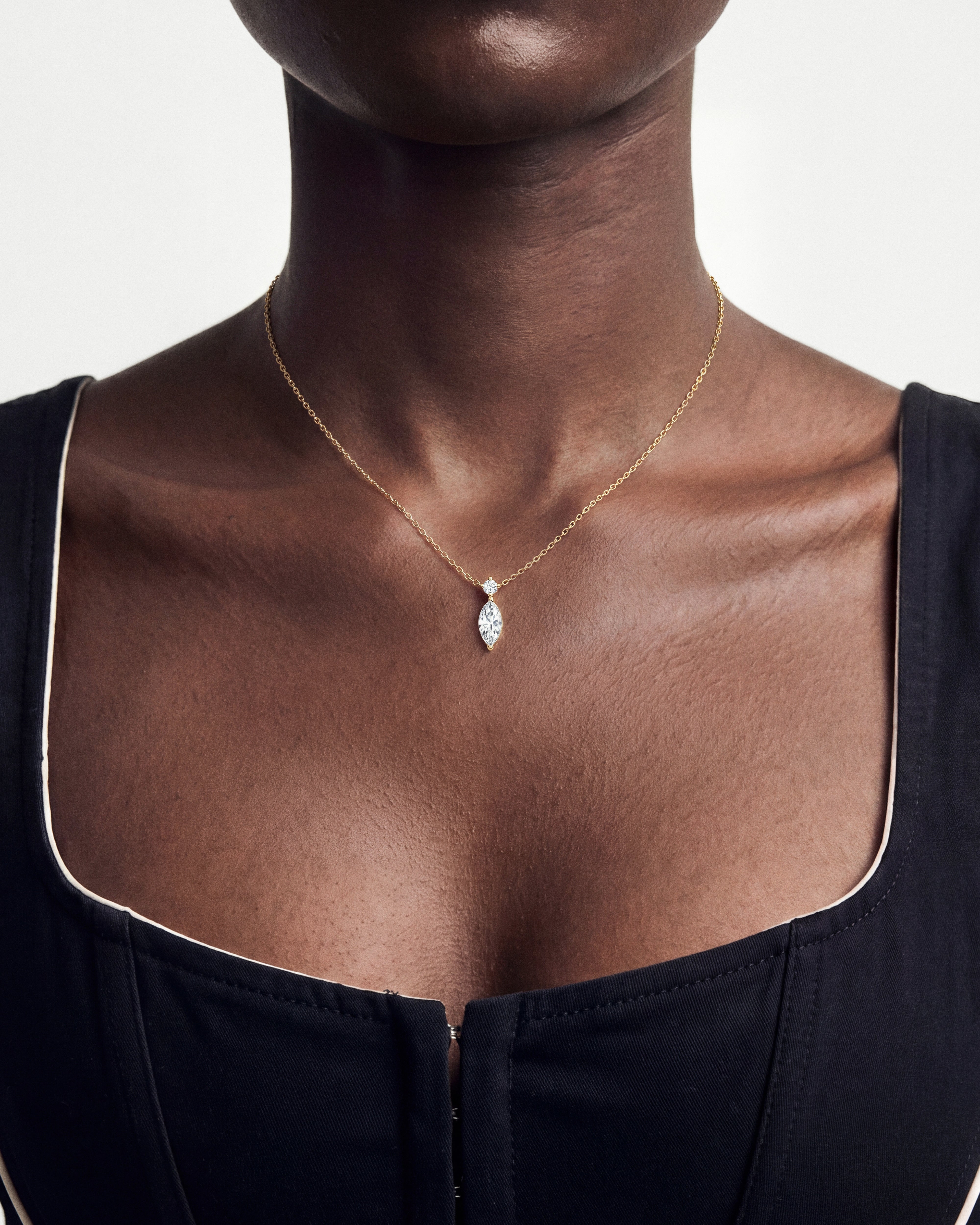 Marquise Drop Necklace