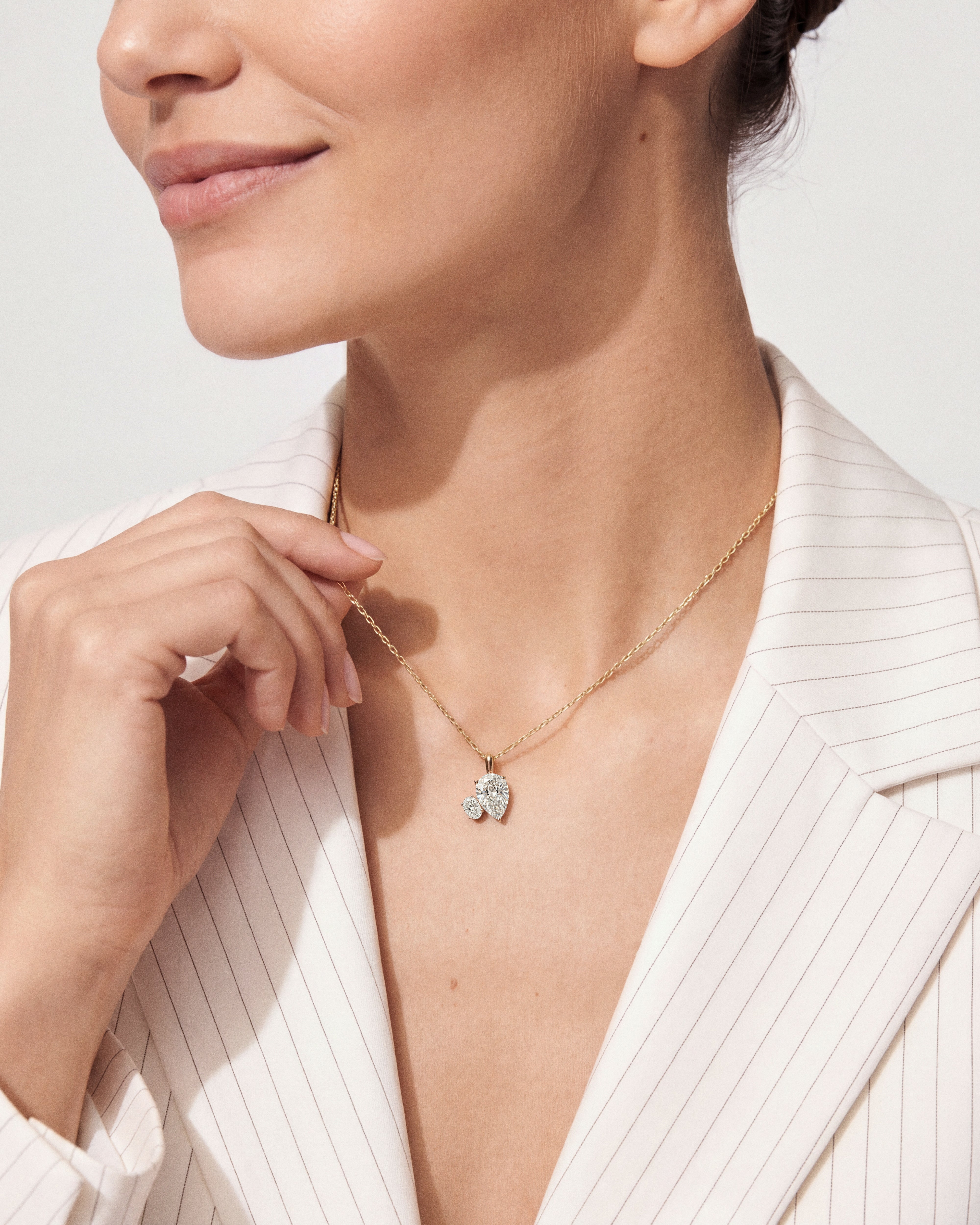 Toi et Moi Pendant Necklace