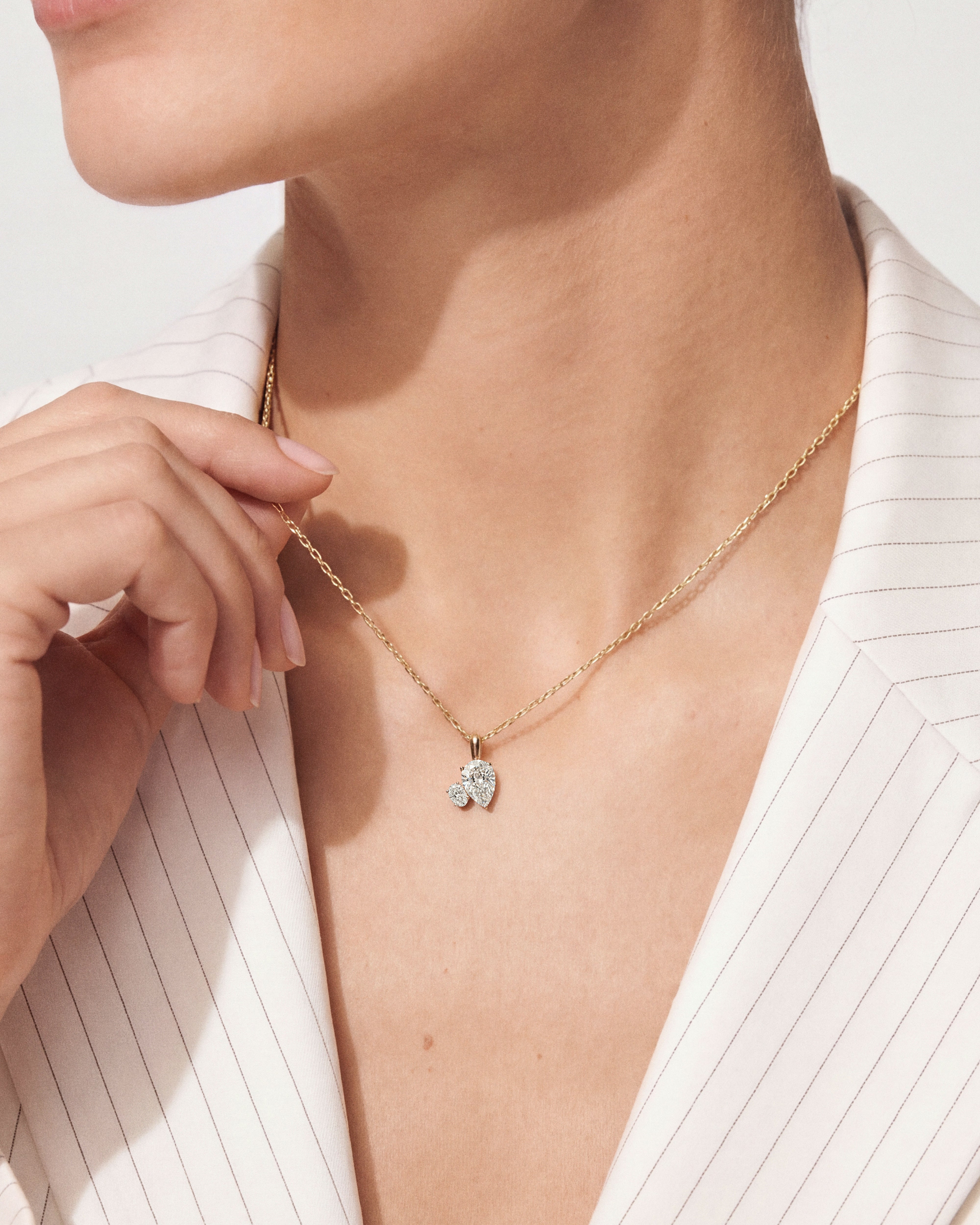 Toi et Moi Pendant Necklace