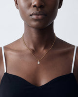 Pear Ball Chain Necklace