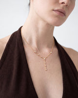Station Lariat Necklace