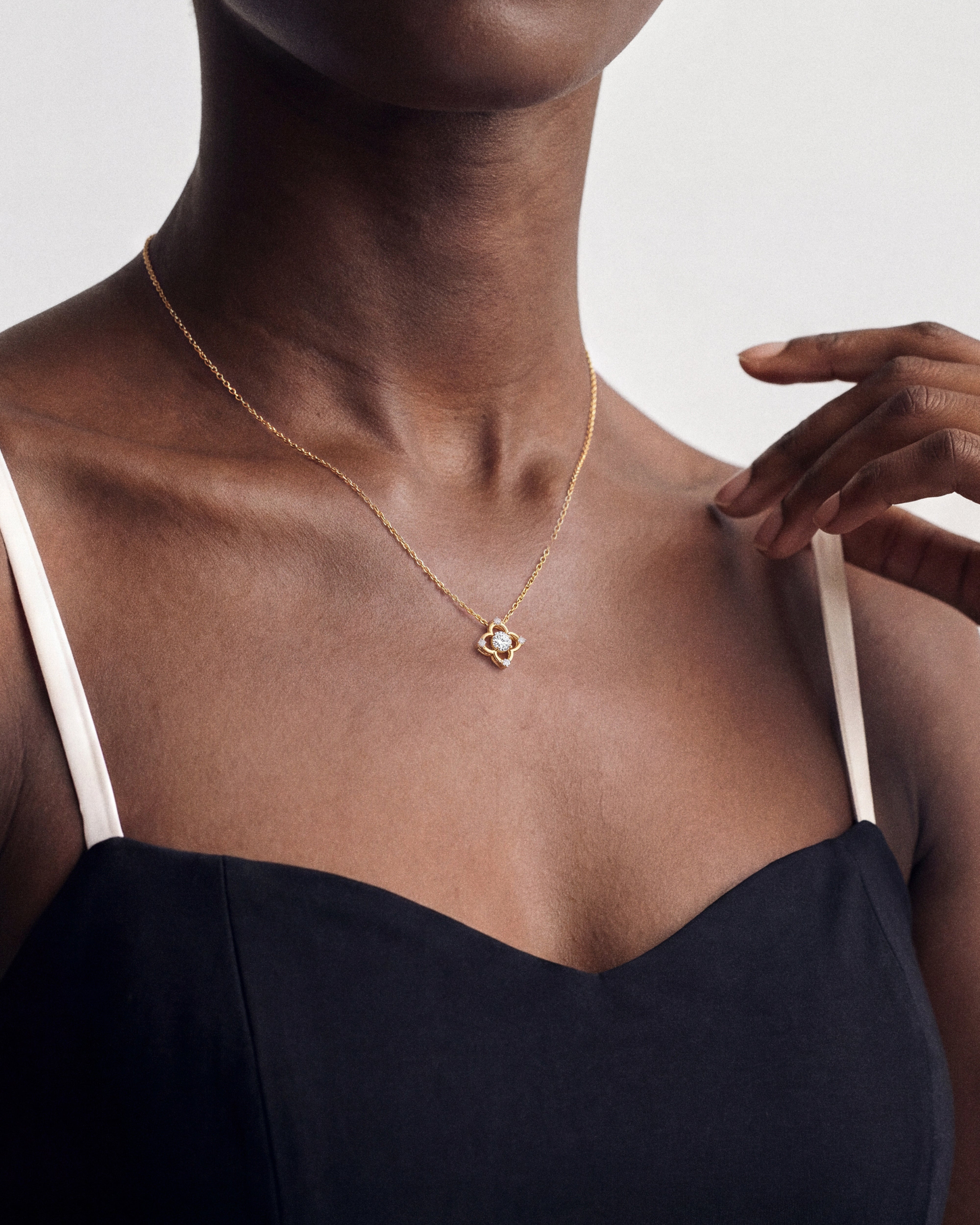 Open Clover Necklace