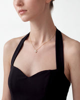Pave Flower Necklace