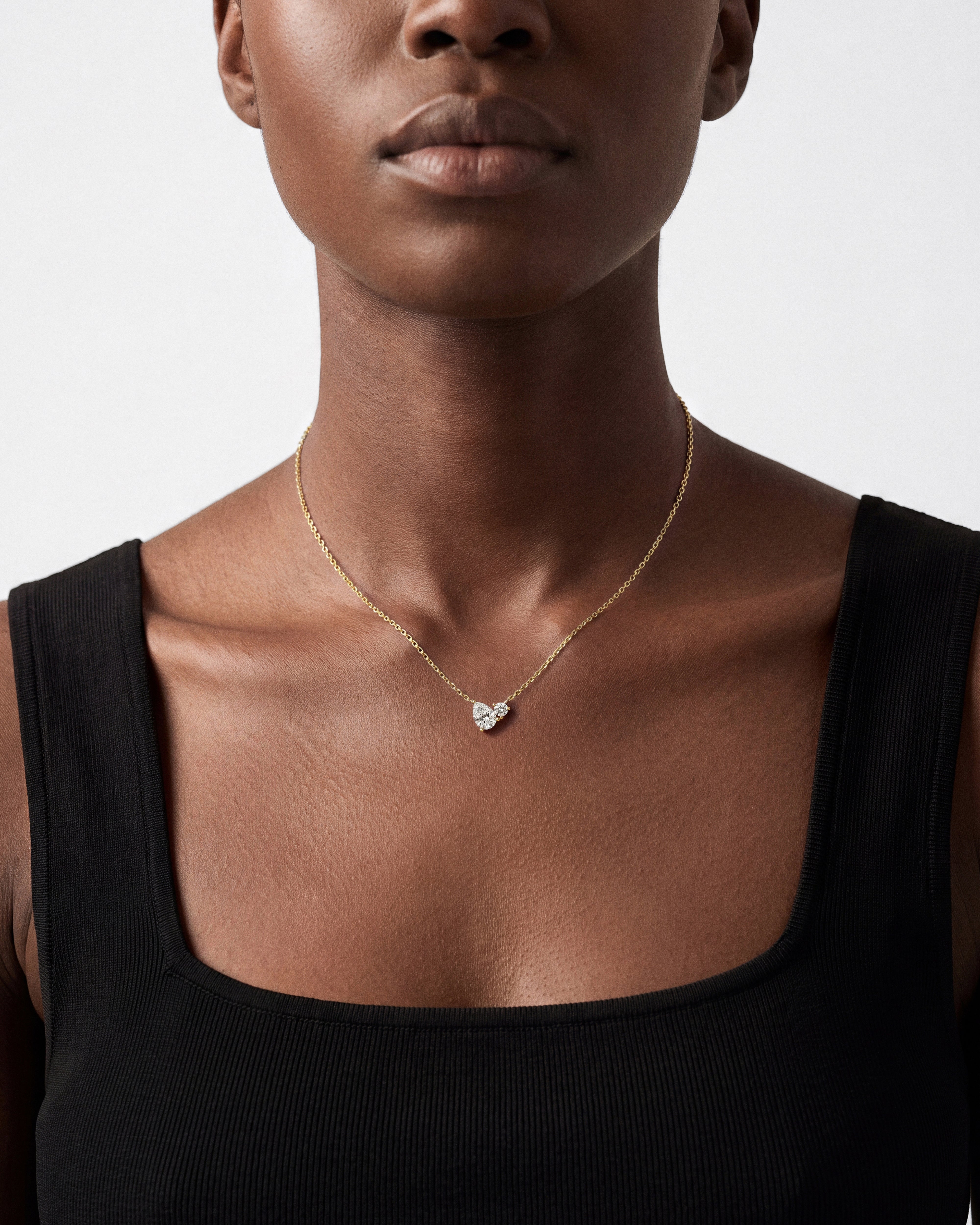 Pear Cluster Necklace