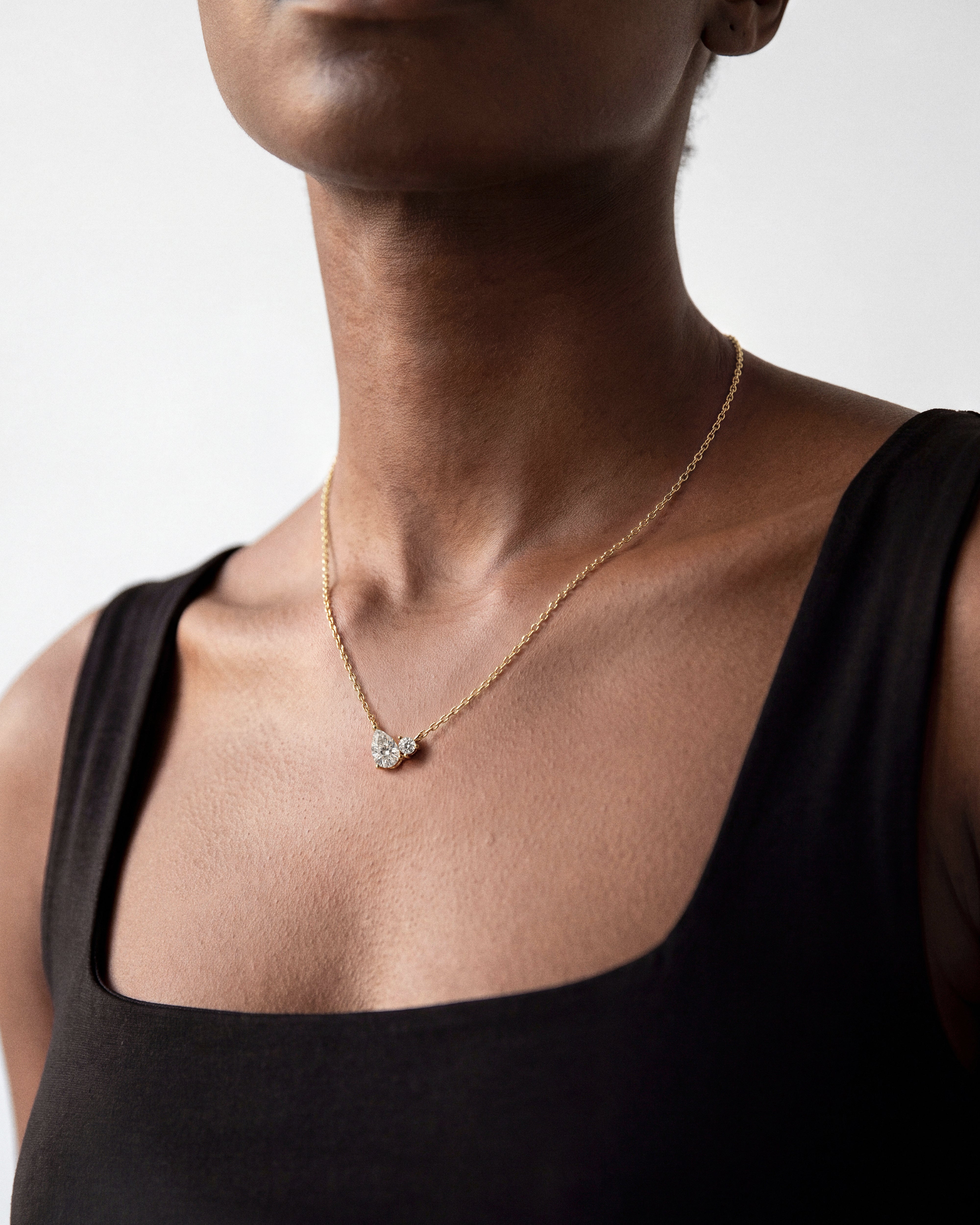 Pear Cluster Necklace