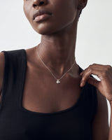 Oval Cluster Pendant Necklace