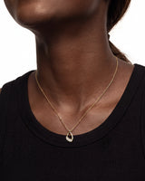 Organically Shaped Frame Necklace