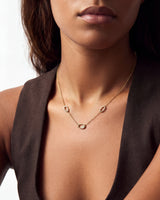 Fluid Oval Station Necklace
