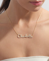 Pave Name Necklace