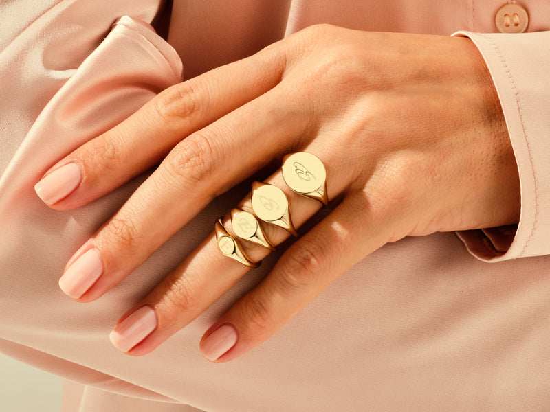 Round Signet Ring