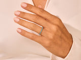 Turquoise Wedding Band