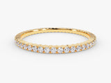 Gold diamond eternity ring from jewelry firm