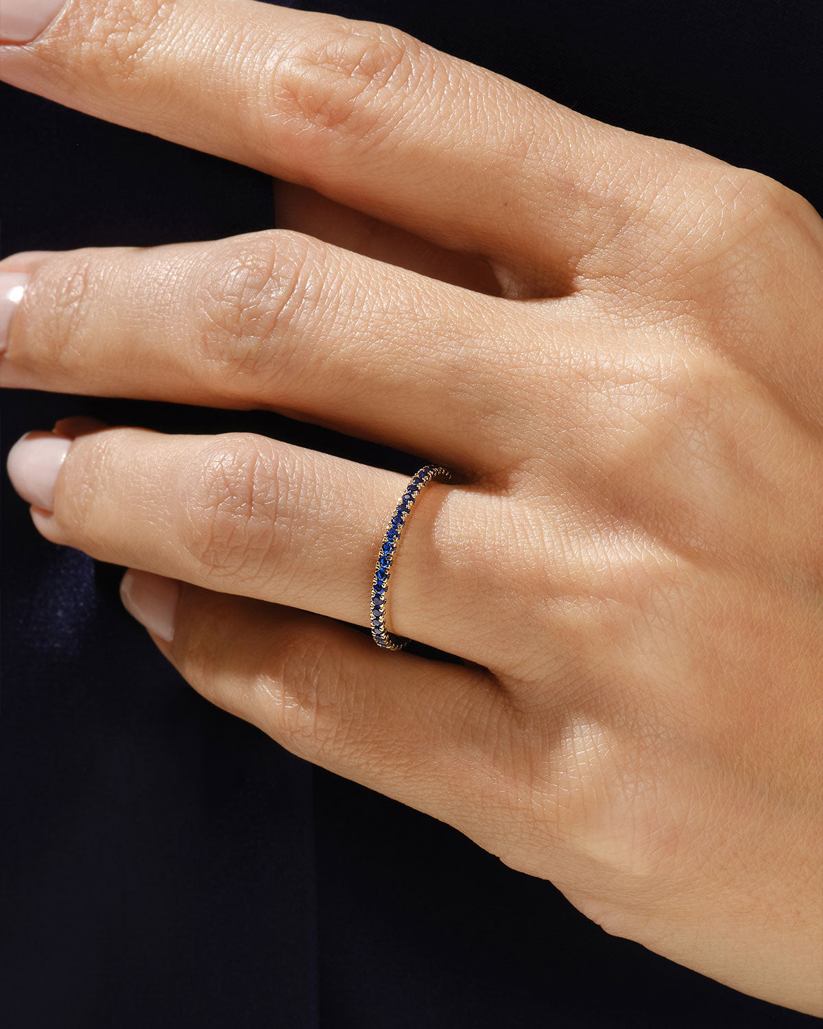 Full Eternity Birthstone Ring