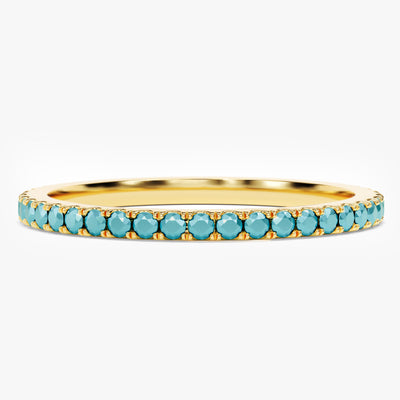 Turquoise Wedding Band