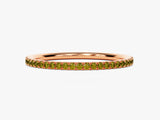 Full Eternity Birthstone Ring - Gold Vermeil