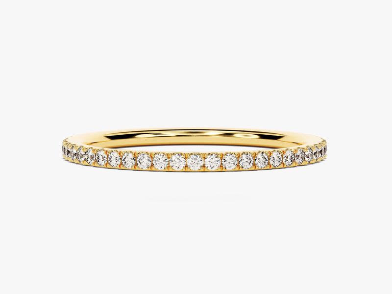 Alternating Diamond  Birthstone Ring in 14k Solid Gold