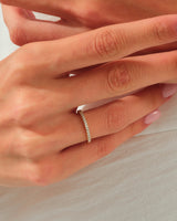 4-Prong Half Eternity Wedding Band (0.21 CT TW)