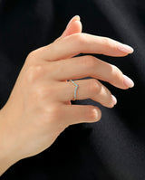 Birthstone Curved Ring