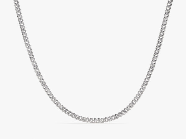 14k Gold 3.0mm Cuban Chain Necklace