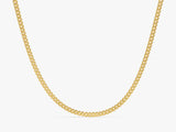 14k Gold 3.0mm Cuban Chain Necklace