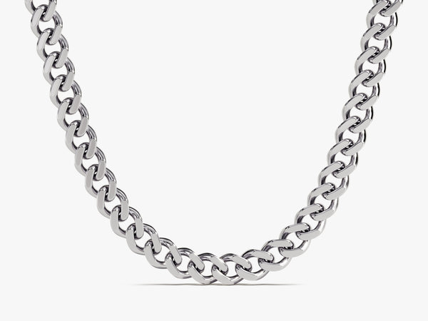 14k Gold 8.0mm Cuban Chain Necklace