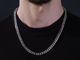 14k Gold 8.0mm Cuban Chain Necklace