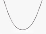 14k Gold 3.0mm Rope Chain Necklace