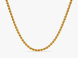 14k Gold 5.0mm Rope Chain Necklace