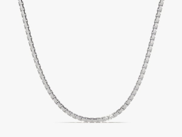 14k Gold 2.0mm Box Chain Necklace