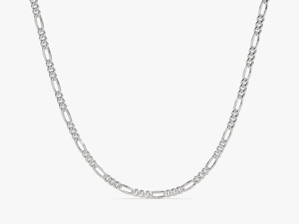 14k Gold 3.0mm Figaro Chain Necklace