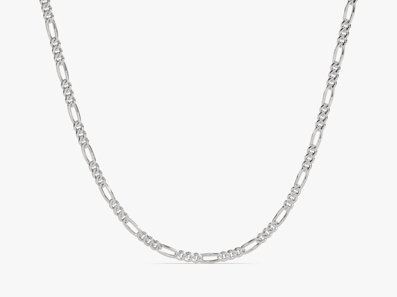 14k Gold 3.0mm Figaro Chain Necklace