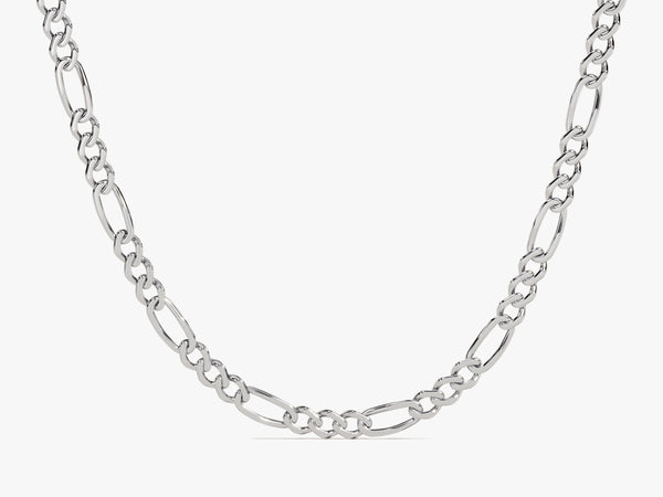 14k Gold 5.0mm Figaro Chain Necklace