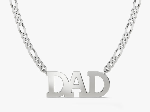 Dad Figaro Chain Necklace - Gold Vermeil