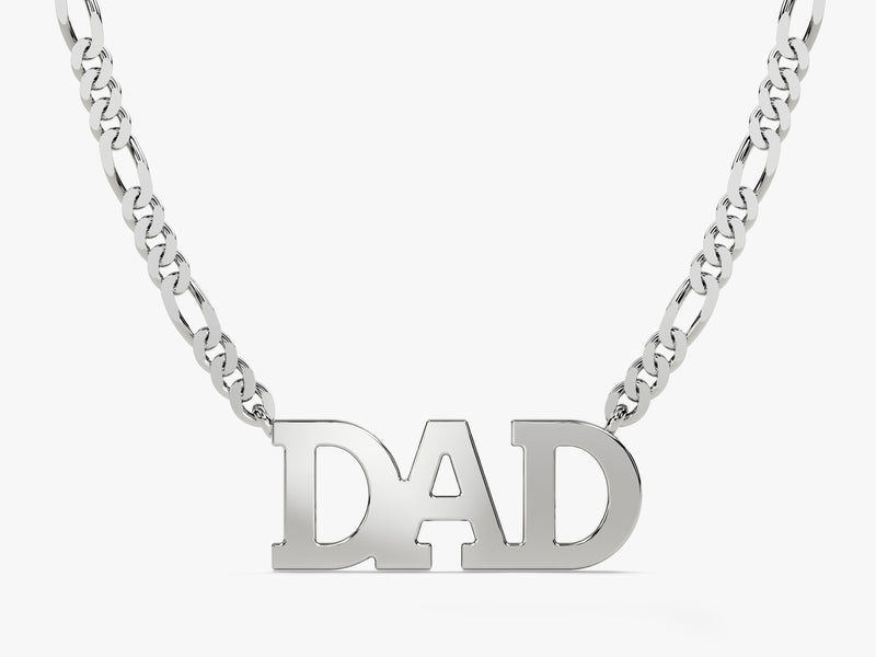 Dad Figaro Chain Necklace - Gold Vermeil