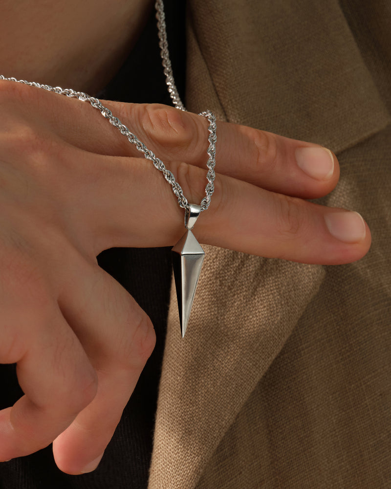 Geometric Spike Pendant Necklace - Gold Vermeil | Eternate