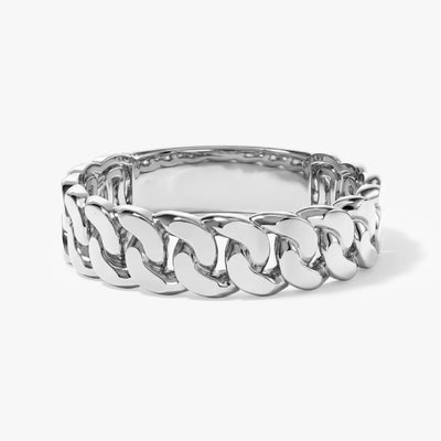 14k Gold 6.0mm Chain Ring