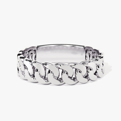 14k Gold 6.0mm Chain Ring