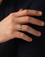 Grooved Band Ring - Gold Vermeil