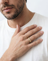 Channel Men's Wedding Band
